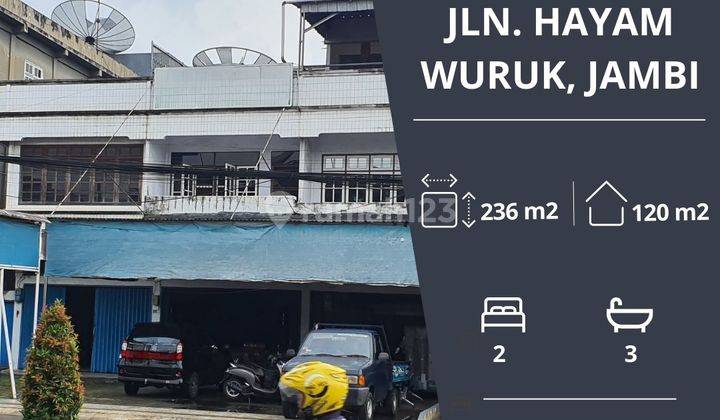 Dijual cepat ruko di jalan hayam wuruk jelutung jambi harga nego jual cepat  1