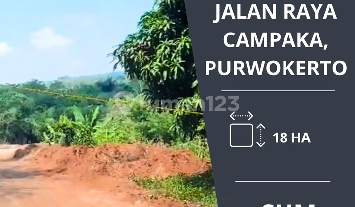 Land for sale quickly on Campaka Street, Purwakarta, negotiable price.
