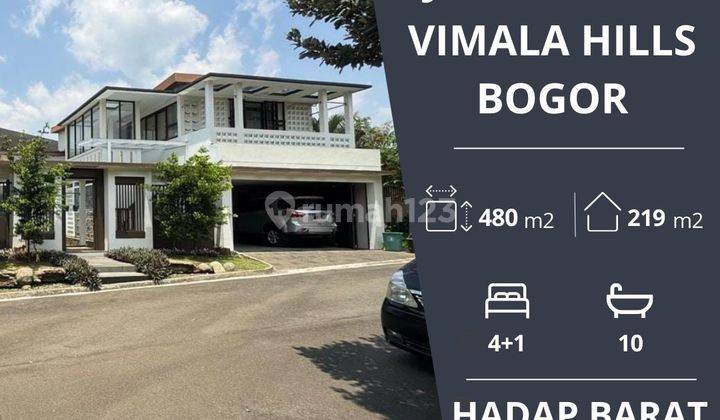 Dijual Cepat Villa di Vimala Hills Puncak Harga Murah Dan Nego  2