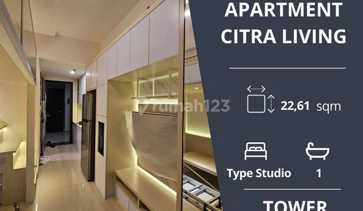 Dijual Cepat Unit Apartement Citra Living di Citra 7 Bagus Siap Huni Furnish 1