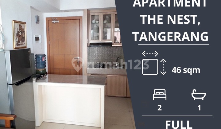 Dijual Cepat Unit Apartement di The Nest Puri Karang Tengah Siap Huni Nego