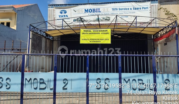 Ruko Dijual Raya Kletek Taman Sidoarjo