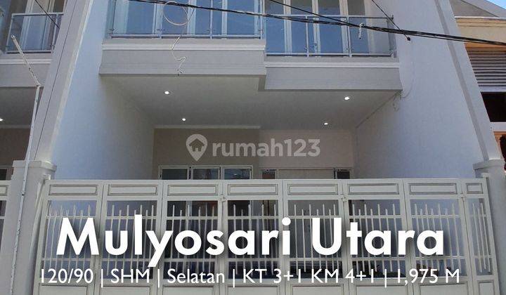 Rumah Lebar 6 Mulyosari 2 Lantai SHM Hdp Selatan 1