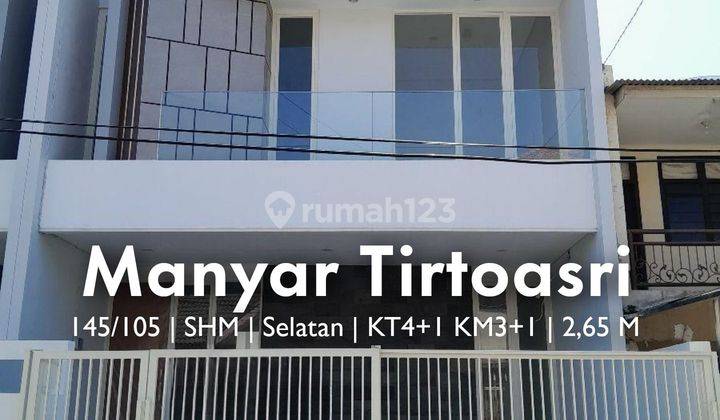 Rumah 2 Lantai Manyar Tirtoasri SHM Dkat Petra & Raya Kertajaya 1