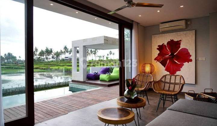 Furnished Villa House 2 Floors Pool View Rice Fields Kemenuh Location 2