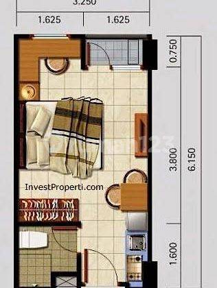Apartemen siap huni type Studio Ayodhya Residence Cikokol 3