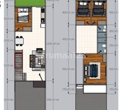 Rumah baru 2 lantai jalan 2 jalur di Serpong (indent) 2