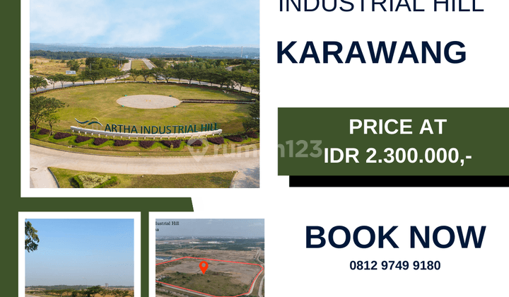 Premium Tanah Kawasan Artha Industrial Hill Karawang 1