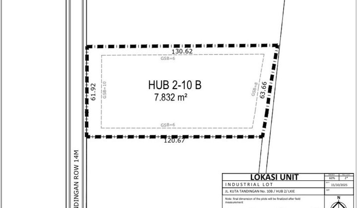 Dijual Tanah 7.832 M Kawasan Industri Kjie Lippo Karawang