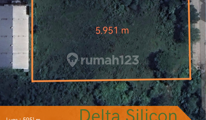 Dijual Tanah Industri 5.951 m² di Delta Silicon Lippo Cikarang 