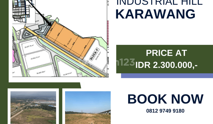 Premium Tanah Industri Artha Hill Industrial 10 Ha Karawang 1