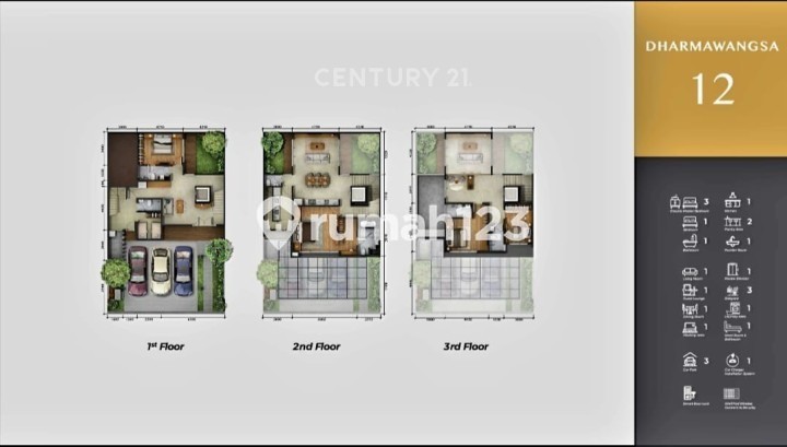 Rumah Baru Indent di Dharmawangsa Bintaro Jaya Sektor 7 2
