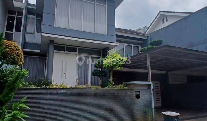 Rumah siap huni semi furnished lokasi strategis di Kebayoran Residence Bintaro 1