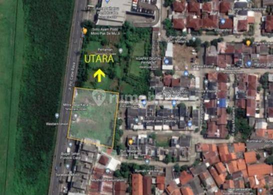 Dijual Tanah Luas di Pinggir Jalan Raya Dekat Lap. Terbang Pondok Cabe 1