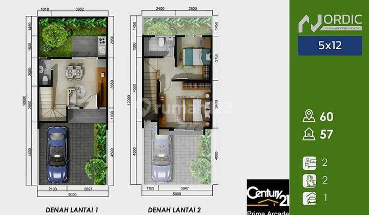 Dijual Rumah 2 Lantai Baru Indent di Sektor 7 Bintaro 2