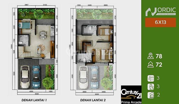 Dijual Rumah 2 Lantai Lokasi Strategis di Sektor 7 Bintaro 2