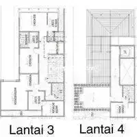 Rumah Brandnew Ada Swim Pool, Lift 3.5 Lantai di Pondok Indah 2