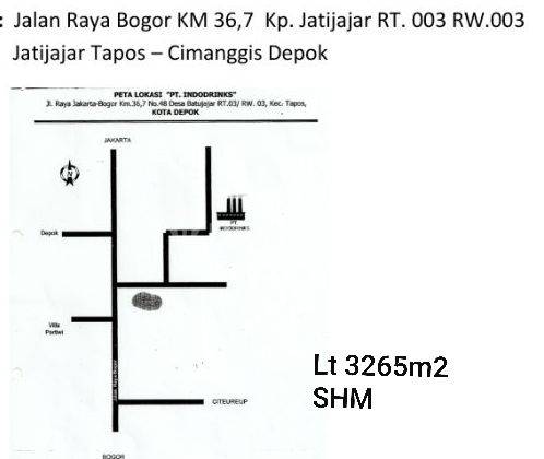 Dijual Tanah di Raya Bogor, Tapos, Bogor 3