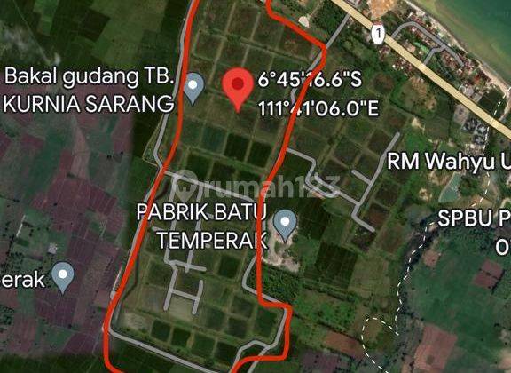 Tanah Bekas Tambak Udang Di Nol Jalan Pantura 1