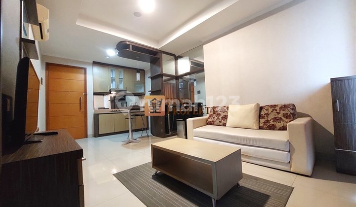 Wide View from the Best Angle! Fully Furnished & Move-in Ready 1BR Hook Ancol Mansion Pademangan