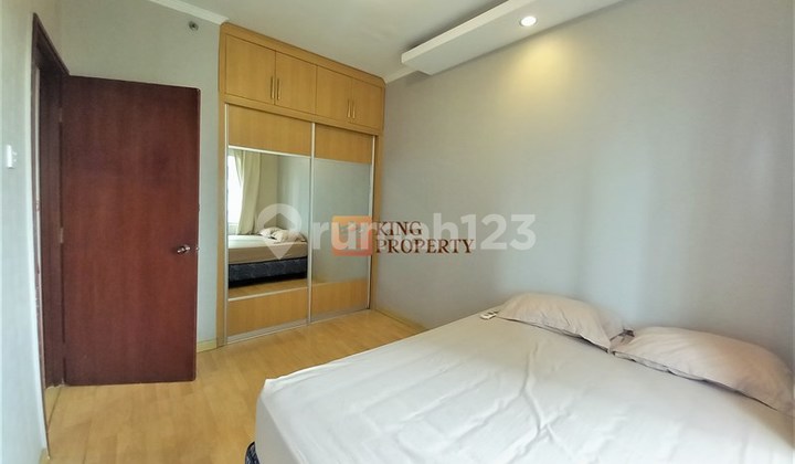 Interior Homey 2br 48m2 Apartemen Sudirman Park Furnished Disewa 13
