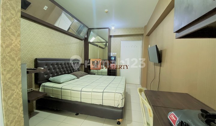 Nempel Mall Baywalk! For Rent Furnished Studio Cheap, Move-in Ready Green Bay Pluit Greenbay Apartment.