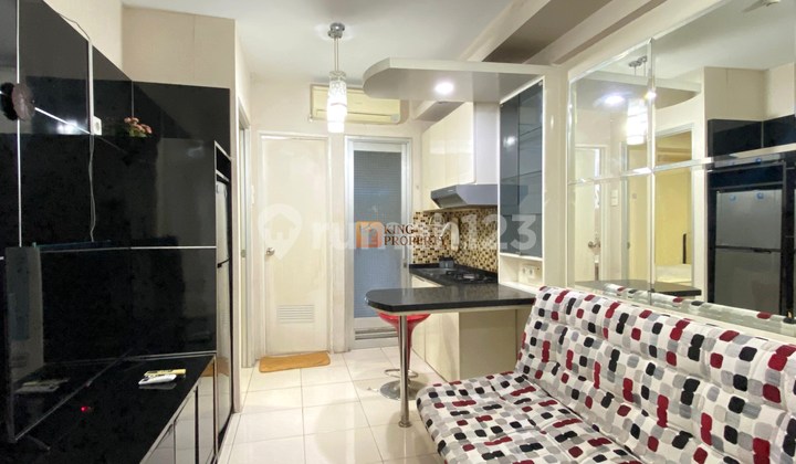 Nyaman & Praktis! Siap Huni 2Br 35M² Full Furnished, Tower Depan View Kota Apartemen Green Bay Pluit Greenbay