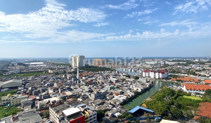 Apartemen Super Luas! Bonus Furnished 3Br+1Br 109M² Mitra Bahari Siap Huni View Kota Jakarta