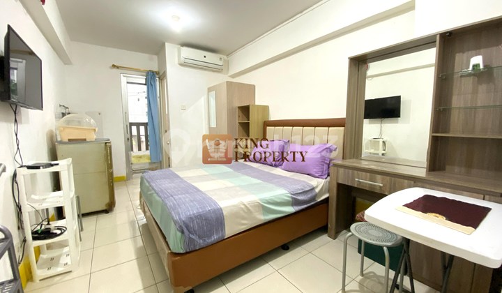 Cozy & Ready to Move In! For Rent Studio 21M² Furnished with Pool View at Favorite Green Bay Pluit Apartment, Greenbay