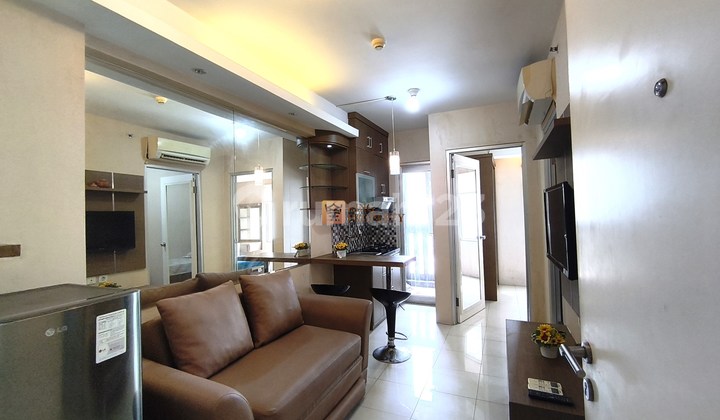 Auto Betah! 2Br 38M² Interior Homey Full Furnished, Seberang Baywalk Mall Green Bay Pluit Greenbay