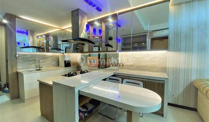 Interior Mewah 2br 77m2 Furnished Condominium Green Bay Pluit  1