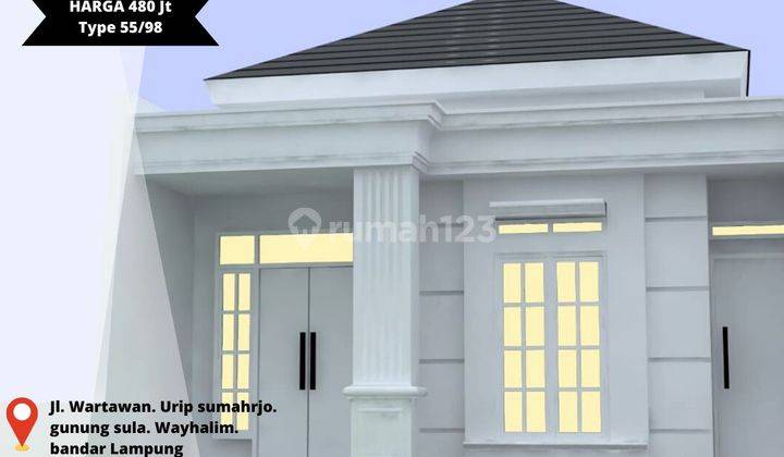RUMAH KOMERSIL CANTIK DENGAN HARGA MURA DI BANDAR LAMPUNG 1