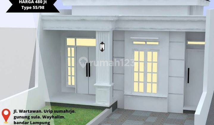 RUMAH KOMERSIL CANTIK DENGAN HARGA MURA DI BANDAR LAMPUNG 2
