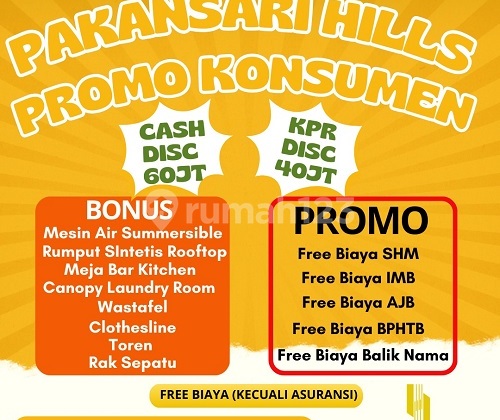 Cluster Di Pakansari Dengan Rooftop dan Mezzanine