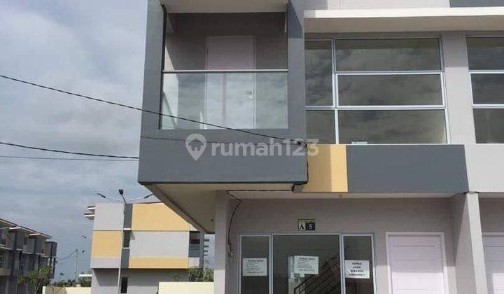 DIJUAL TOWNHOUSE GRAHA TIBAN MANSION POSISI HOOK DEPAN 1