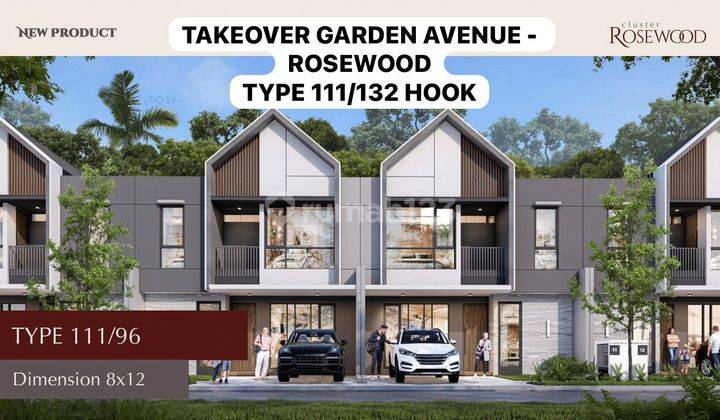 Dijual takeover Garden Avenue Cluster Rosewood Hook 2