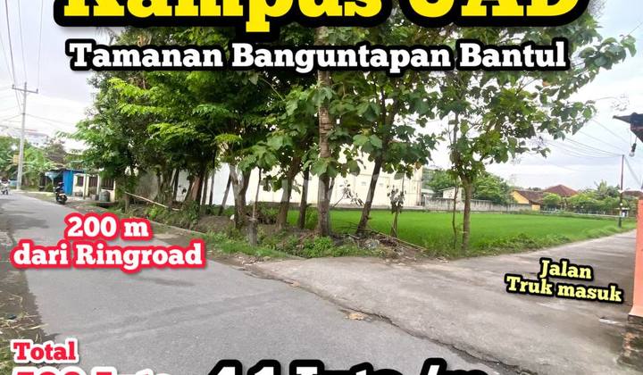 Tanah Dekat Banget Kampus Uad Tamanan Banguntapan Bantul Yogyakarta