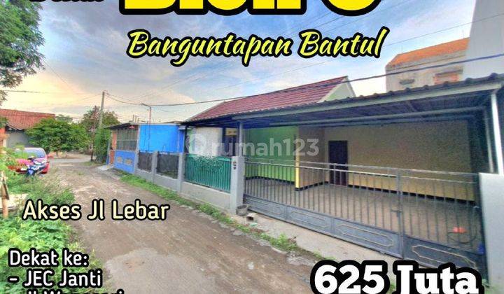 Rumah 143m2 Dkt Ke Blok O Nasmoco Janti Banguntapan Bantul  1