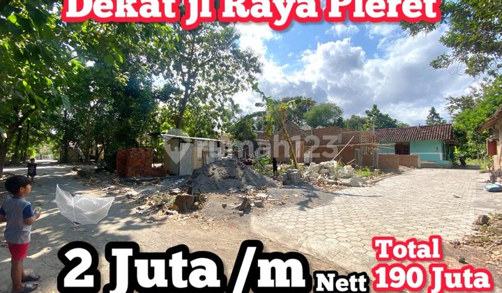 CHEAP LAND !!! North of Pleret Market Bantul
