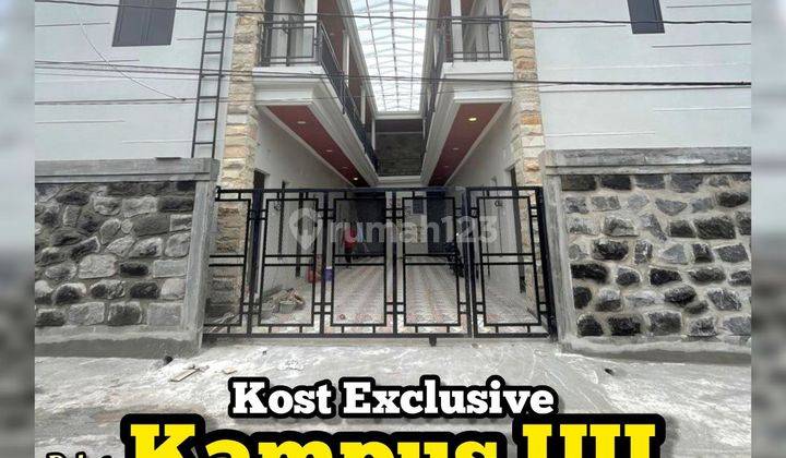 Kost Eklusif Modern 20 Kamar Tidur Di Jalan Kaliurang Km 13 Dekat Kampus Uii Terpadu 1