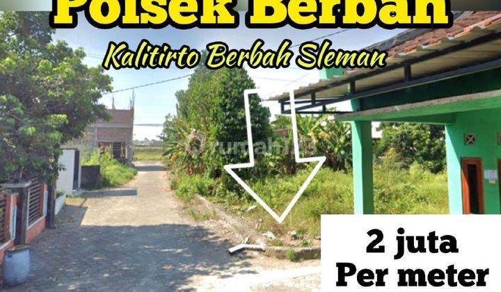 Tanah Shmp di Kalitirto Berbah Sleman Dkt Pabrik Mek Utara Polsek Berbah  1