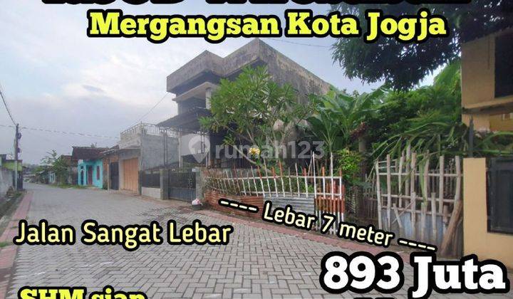 Tanah Strategis di Pusat Kota Jogja Mergangsan Barat Rsud Wirosaban Kota Jogja 1