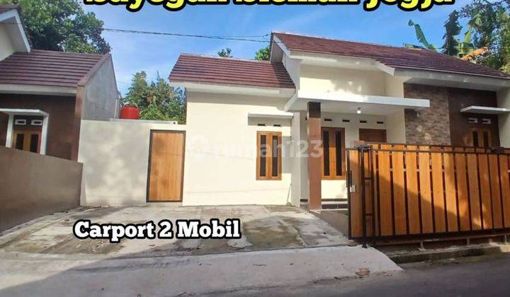 RUMAH BARU MINIMALIS DENGAN NUANSA ASRI DAN SEJUK DI BARAT CEBONGAN MARGOMULYO SAYEGAN SLEMAN 1