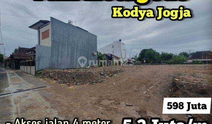 Tanah Kavling di Pusat Kota Jogja di Kotagede Dekat Ke Jln Raya Kampus Uad  1