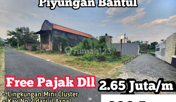 Tanah Cluster Dkt KIDS FUN jl Wonosari Km 11.5 PIYUNGAN BANTUL  1