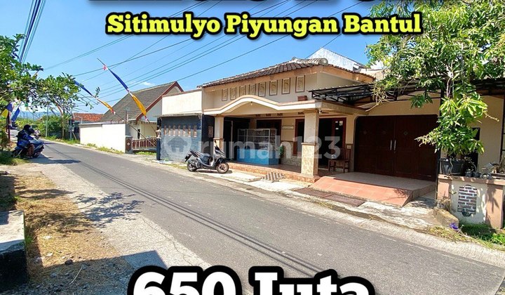 rumah pinggir Aspal bisa buka toko dekat kids fun di Sitimulyo Piyungan Bantul Yogyakarta 