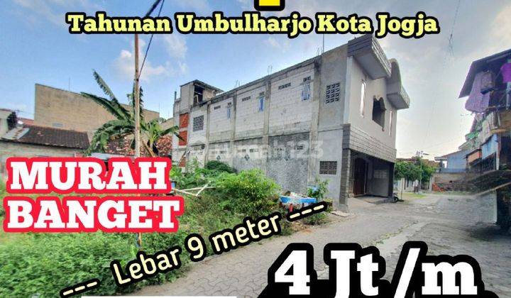 Tanah di Pusat Kota Jogja dekat ke jln Kusumanegara Balai Kota  1