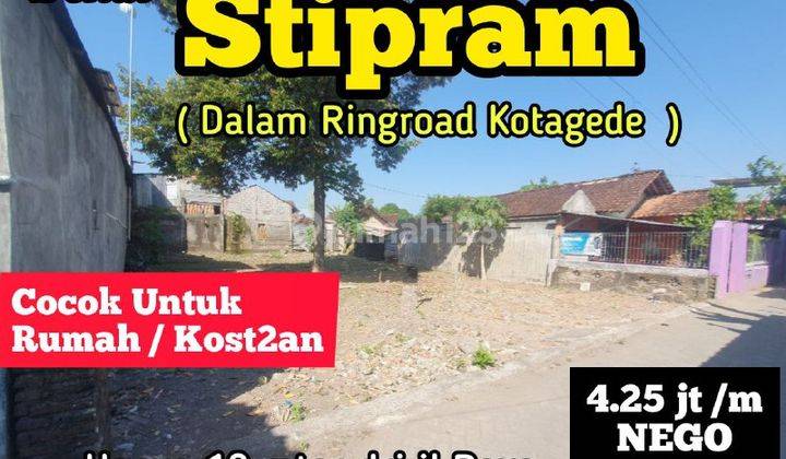 Tanah Dkt Kampus Stipram Dlm Ringroad Kotagede Mepet Ke Kota Jogja 1