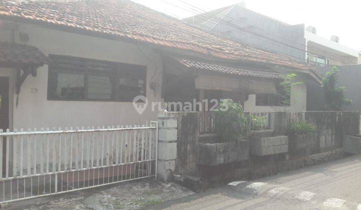 Tanah luas 193m2 SHM Ada Rumah Tua row jalan seukuran 2 mobil  2