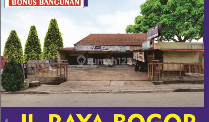 Tanah Luas 514 m² Ada Bangunan Lama Jl. Raya Bogor Dekat  Tol 1